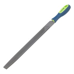 Напильник, 300 мм, плоский, двухкомпонентная рукоятка, №2 Сибртех 15643