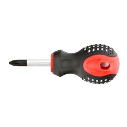 Отвертка Fusion, PH2 х 38 мм, CrV, трехкомпонентная рукоятка "Anti slip" Matrix 15704