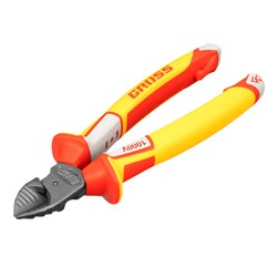 Бокорезы, диэлектрические рукоятки, до 1000 В, трехкомпонентные рукоятки, 180 мм Gross 14629