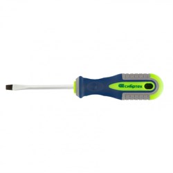 Отвертка, SL5 х 75 мм, CrV, трехкомпонентная рукоятка Сибртех 15786