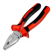 Плоскогубцы Nickel, никелированные 200 мм, двухкомпонентные рукоятки Matrix 15886