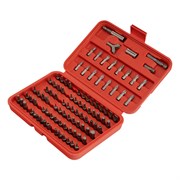 Набор бит, адаптеры для бит, CrV, 100 предметов, пластиковый кейс Sparta 16028