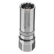 Головка торцевая свечная, магнитная, двенадцатигранная, 14 мм, под квадрат 1/2 Gross 16062