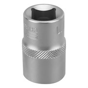 Головка торцевая, 17 мм, шестигранная, CrV, под квадрат 1/2 Stels 16065