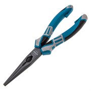 Длинногубцы прямые 205 мм, трехкомпонентные рукоятки Gross 16076