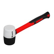 Киянка резиновая, 225 г, черно-белая резина, фибергласовая рукоятка Matrix 16105