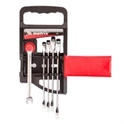 Набор ключей комбинированных, трещоточных 5 шт. Matrix 16196