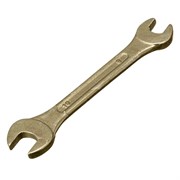 Ключ рожковый, 8 х 10 мм, желтый цинк Сибртех 16228