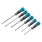 Набор отверток 6 шт, S2, трехкомпонентная рукоятка Gross 16307