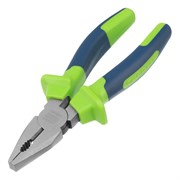 Плоскогубцы комбинированные, 180 мм, двухкомпонентные рукоятки Сибртех 16380