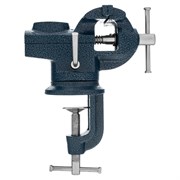 Тиски слесарные, настольные, поворотные, ширина рабочих губок 65 мм, наковальня Сибртех 16399