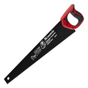 Ножовка по дереву, 500 мм, 7-8 TPI, зуб-3D, каленый зуб, тефлоновое покрытие полотна, двухкомпонентная рукоятка Matrix 16487