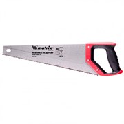 Ножовка по дереву, 400 мм, зуб 2D, каленый крупный зуб 5-6 TPI, двухкомпонентная рукоятка Matrix 16500