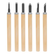 Набор резцов по дереву, 6 шт, Sparta 16506