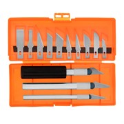 Набор резцов по дереву, пластмассовые рукоятки, 13 шт, Sparta 16507