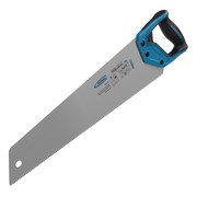 Ножовка по дереву Piranha, усиленное трапецевидное полотно, 500 мм, 11-12 TPI, зуб3D, каленый зуб, двухкомпонентная рукоятка Gross 16707