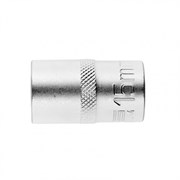 Головка торцевая, 15 мм, двенадцатигранная, CrV, под квадрат 1/2, хромированная Stels 14759