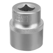 Головка торцевая, 27 мм, двенадцатигранная, CrV, под квадрат 1/2, хромированная Stels 14764