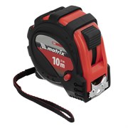 Рулетка Status Magnet 3 fixations,10 м х 32 мм,обрезиненный корпус,зацеп с магнитом Matrix 16819