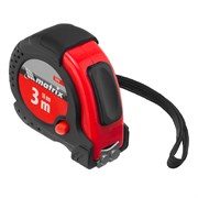 Рулетка Status Magnet fixation,3 м х 16 мм,обрезиненный корпус,зацеп с магнитом Matrix 16822