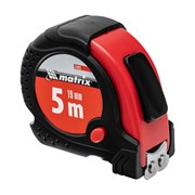Рулетка Status Magnet fixation,5 м х 19 мм,обрезиненный корпус,зацеп с магнитом Matrix 16823