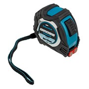 Рулетка Magnetisch 5 м х 19 мм,обрезиненный корпус,автоматическая фиксация,Нейлоновое покрытиеытие,зацеп с магнитом Gross 16859