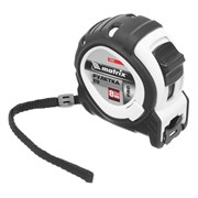 Рулетка Neon,8 м x 25 мм,обрезиненный корпус,3 фиксации,Pro Matrix 16863