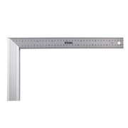 Угольник стальной 400 мм, нержавеющая сталь, градуировка, алюминиевое основание Denzel 16898