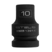 Головка ударная шестигранная, 10 мм, 1/2, CrMo Stels 14786