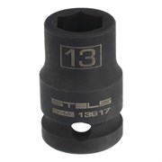 Головка ударная шестигранная, 13 мм, 1/2, CrMo Stels 14789