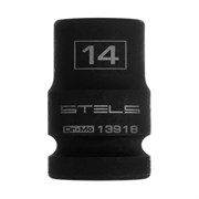 Головка ударная шестигранная, 14 мм, 1/2, CrMo Stels 14790