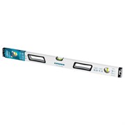 Уровень алюминиевый, 800 мм, усиленный, рукоятки, фрезерованный, 3 глазка, магнитный Gross 17009