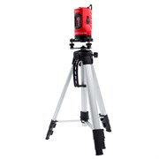 Лазерный уровень самовыравнивающийся, 150 мм, штатив 1150 мм, набор в пластиковом кейсе Matrix 17023