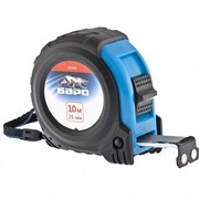 Рулетка Вектор 10 м х 25 мм,утолщенное полотно,магнитный зацеп,обрезиненный корпус Барс 17059