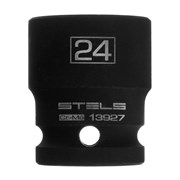 Головка ударная шестигранная, 24 мм, 1/2, CrMo Stels 14798