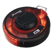 Рулетка геодезическая 20 м х 12,5 мм, закрытый корпус, стальная лента, односторонняя шкала, Pro Matrix 17079