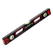 Уровень алюминиевый, усиленный, фрезерованный, 3 глазка, двухкомпонентные рукоятки, 600 мм Matrix 17116