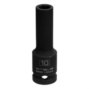 Головка ударная удлиненная шестигранная, 10 мм, 1/2, CrMo Stels 14805