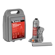 Домкрат гидравлический бутылочный, 2 т, h подъема 181-345 мм, в пластиковом кейсе Matrix 17206