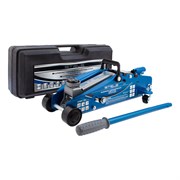 Домкрат гидравлический подкатной с фиксатором, 2.5 т, Safety Pin, 140-385 мм, в кейсе Stels 17220