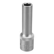 Головка торцевая удлиненная, 10 мм, шестигранная, CrV, под квадрат 1/2 Stels 14834