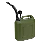 Канистра для ГСМ вертикальная 10 л, пластиковая, усиленная Stels 17250