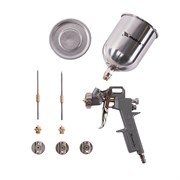 Краскораспылитель пневматический с верхним бачком V 0.6 л, сопло D 1.2, 1.5 и 1.8 мм Matrix 17257