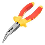 Длинногубцы изогнутые Insulated, 160 мм, двухкомпонентные рукоятки Matrix Professional 14846