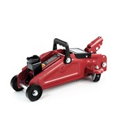 Домкрат гидравлический подкатной, 2 т, h подъема 140-285 мм, в пластиковом кейсе, compact Sparta 17471