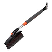 Щетка-сметка для снега со скребком телескопическая Stels 17553