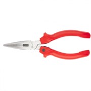 Длинногубцы прямые Standard, 200 мм, шлифованные, пластмассовые рукоятки Matrix 14876