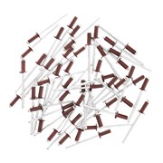 Заклепки 3.2 х 8 мм RAL 3005, красное вино, 50 шт Matrix 17610