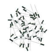 Заклепки 4.0 х 10 мм RAL 6005, темно-зеленые, 50 шт Matrix 17613