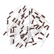 Заклепки 4.0 х 10 мм RAL 3005, красное вино, 50 шт Matrix 17615